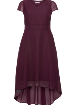 Abendkleid mit Flügelärmeln