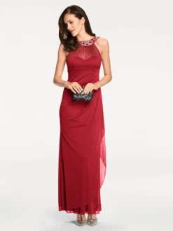 Abendkleid mit Schmucksteinen