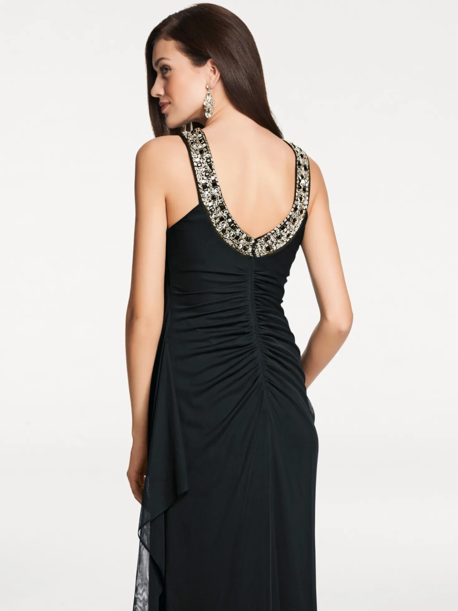 Abendkleid mit Schmucksteinen