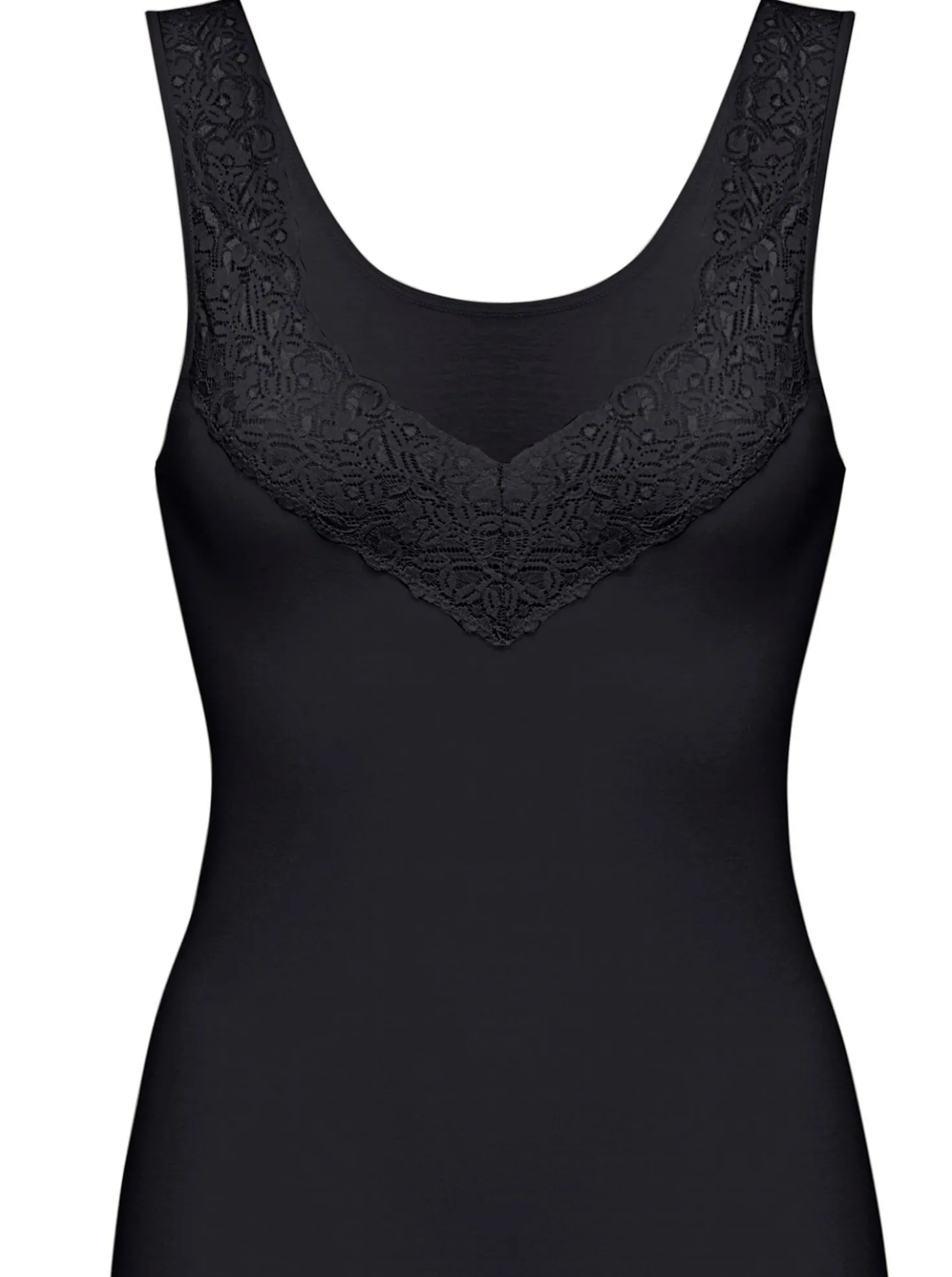Achselhemd mit breiten Trägern