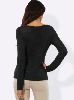 Ajourpullover mit Lyocell