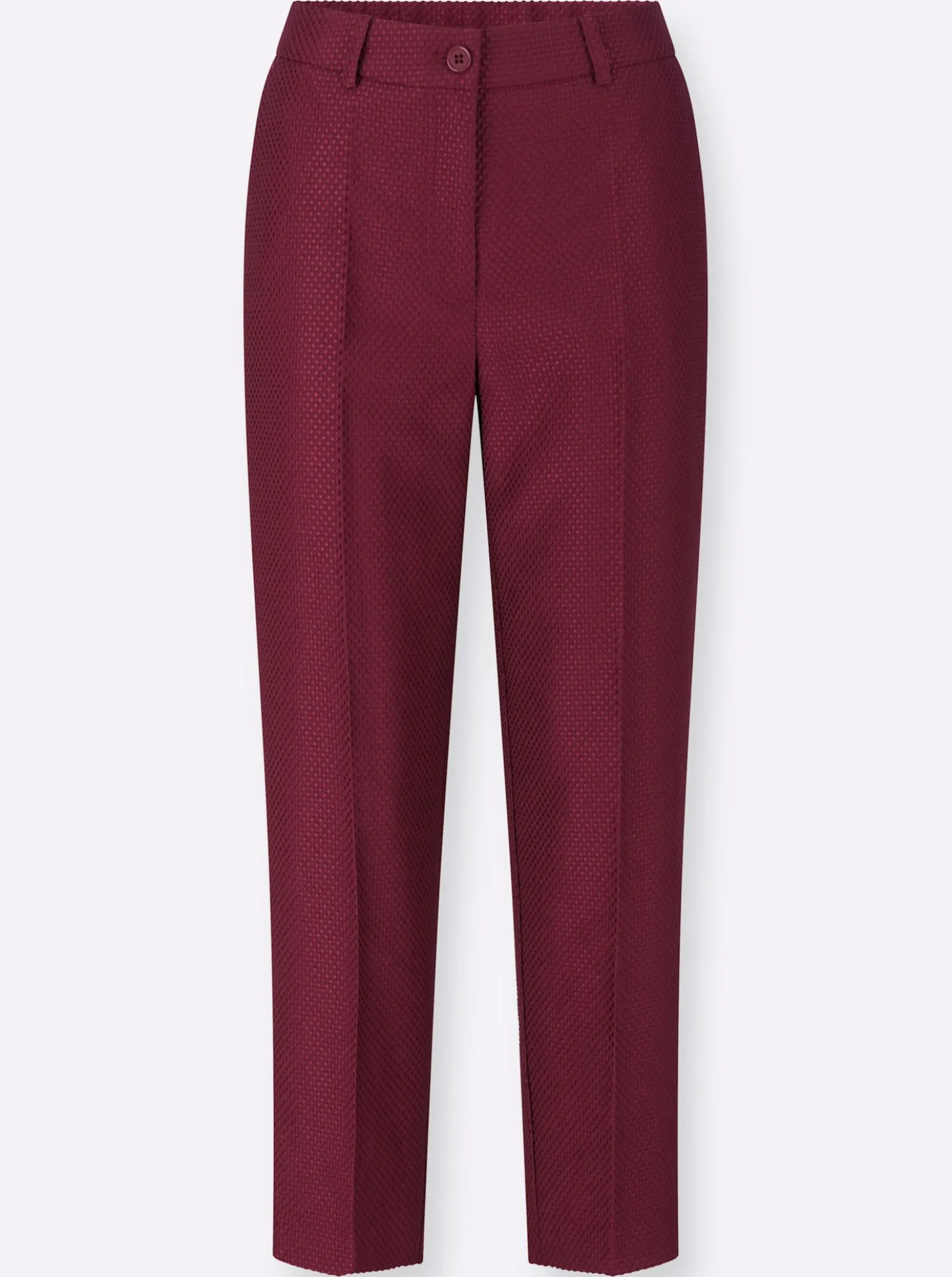 Anzughose in Jacquard-Struktur