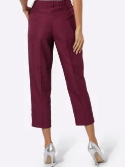 Anzughose in Jacquard-Struktur