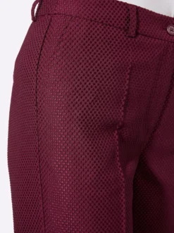 Anzughose in Jacquard-Struktur