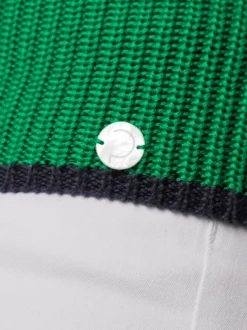 3/4-Arm-Pullover mit Kontrastkanten