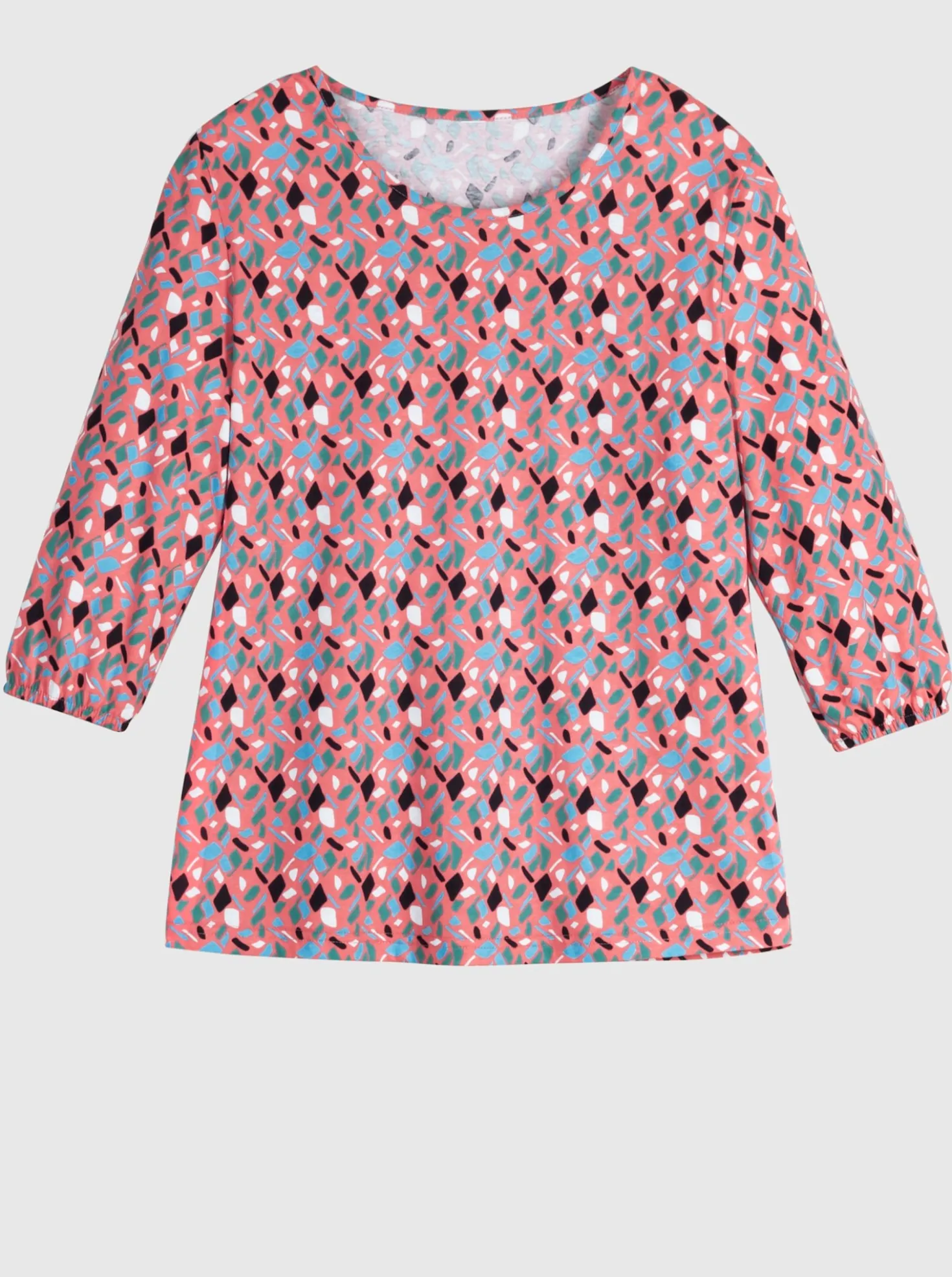 3/4-Arm-Shirt im Grafik-Dessin