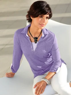 3/4-Arm-Shirt in 2-in-1-Optik
