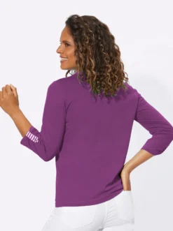 3/4-Arm-Shirt in 2-in-1-Optik