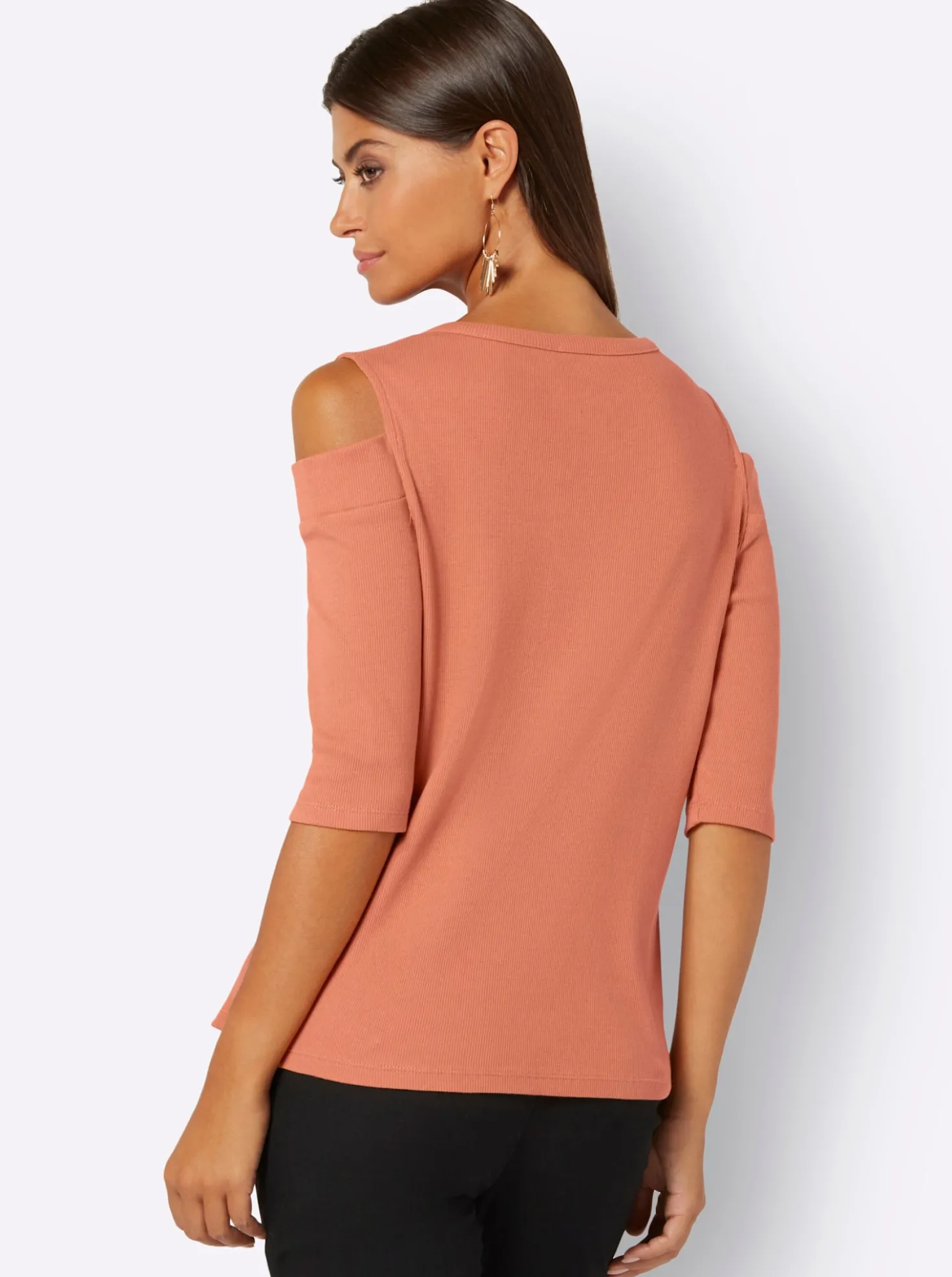 3/4-Arm-Shirt mit Cut-outs