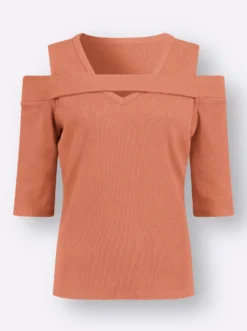 3/4-Arm-Shirt mit Cut-outs