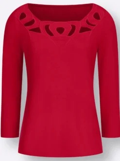 3/4-Arm-Shirt mit Cut-Outs