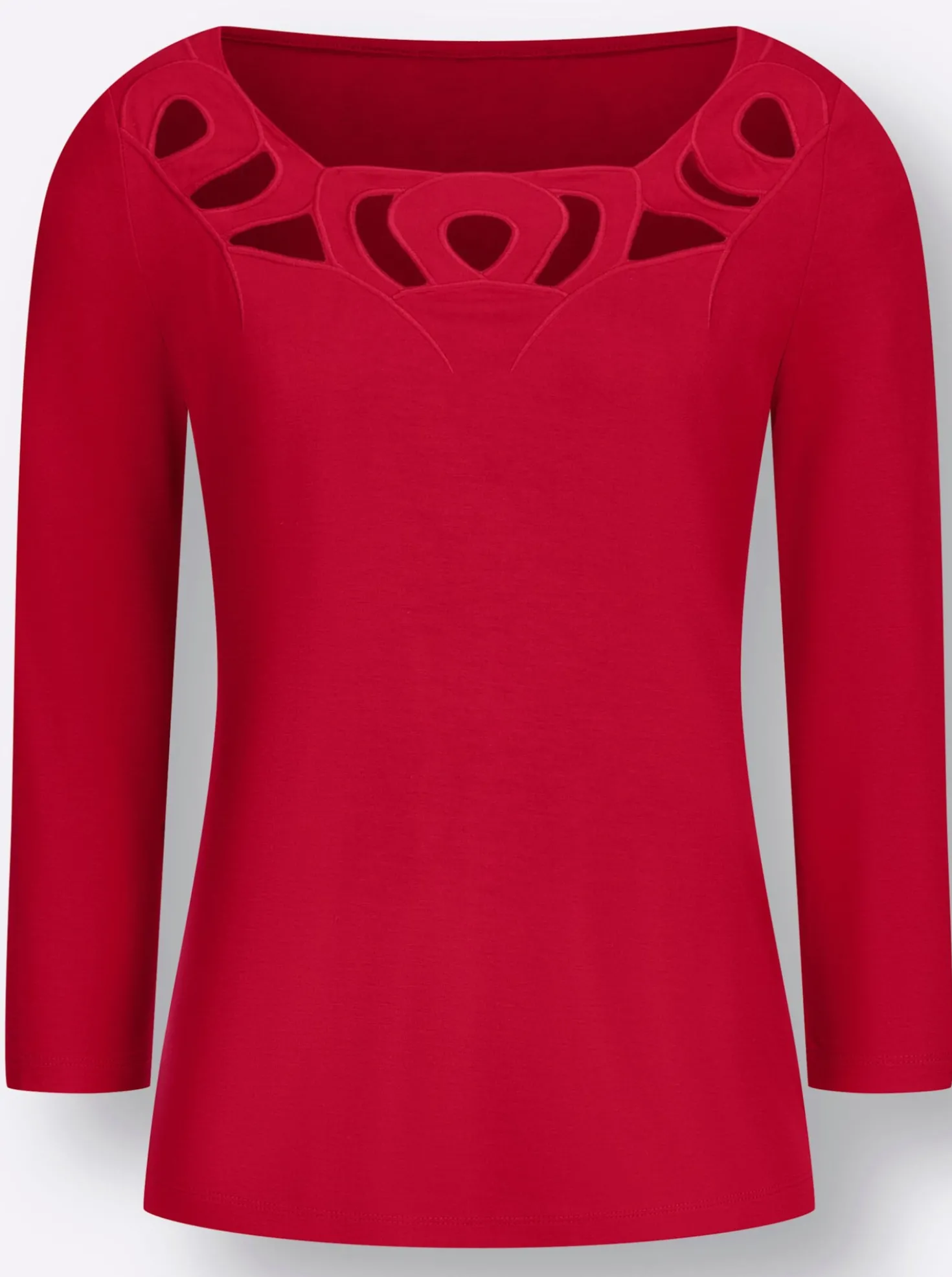 3/4-Arm-Shirt mit Cut-Outs