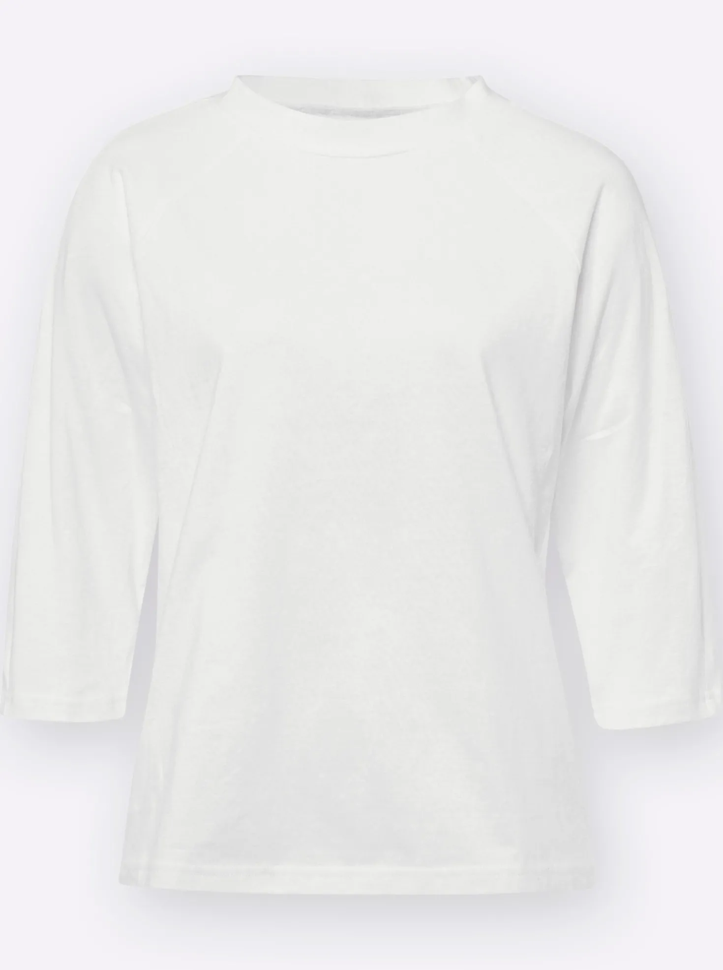 3/4-Arm-Shirt mit Kelchkragen