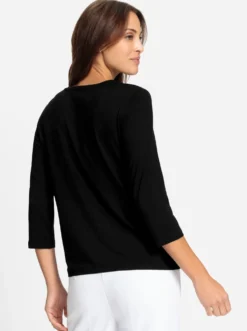 3/4-Arm-Shirt mit platziertem Druck
