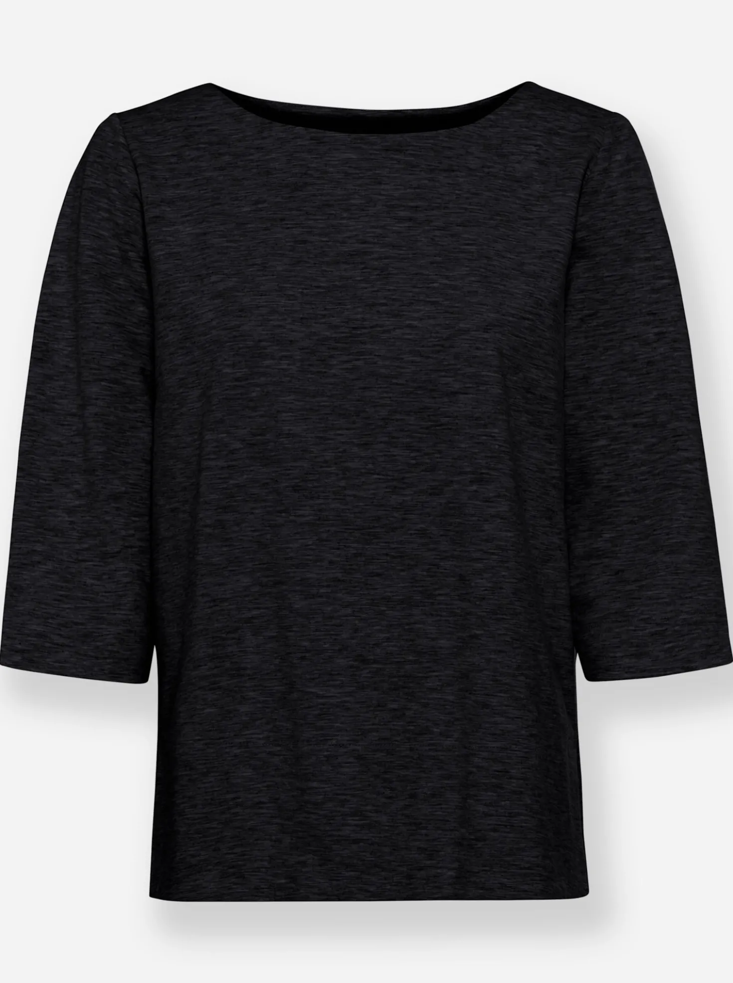 3/4-Arm-Shirt mit Rundhals-Ausschnitt