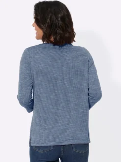 3/4-Arm-Shirt mit U-Boot-Ausschnitt