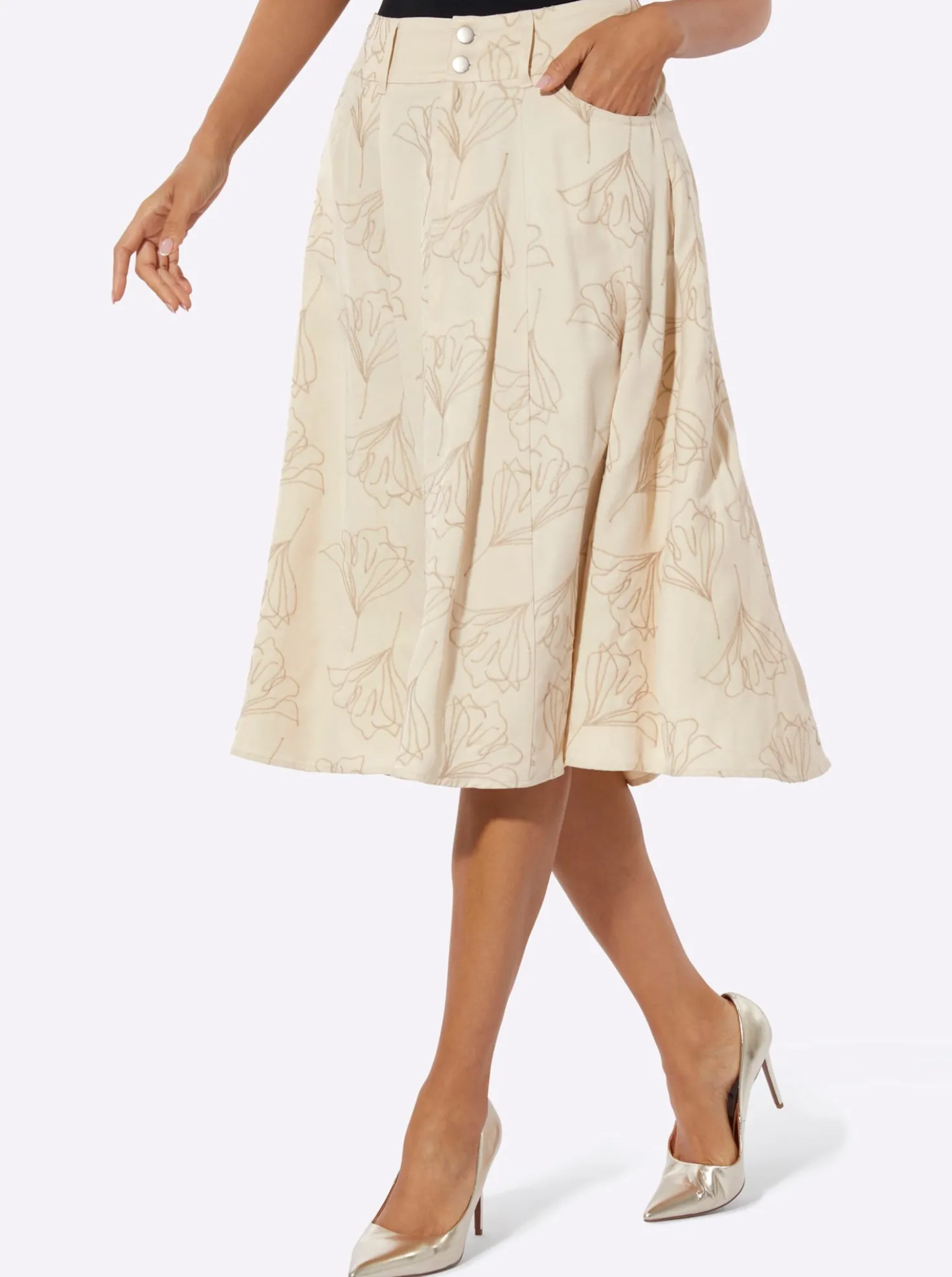 Bahnenrock aus Lyocell (TENCEL)