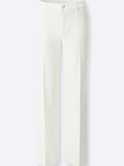 Baumwollhose mit Bügelfalten