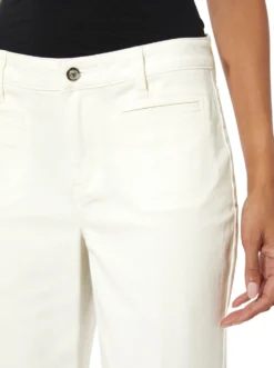 Baumwollhose mit Bügelfalten