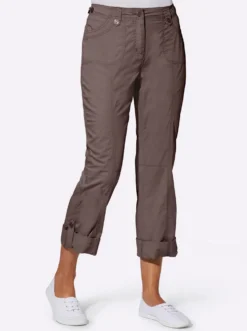 Baumwollhose mit krempelbaren Beinen