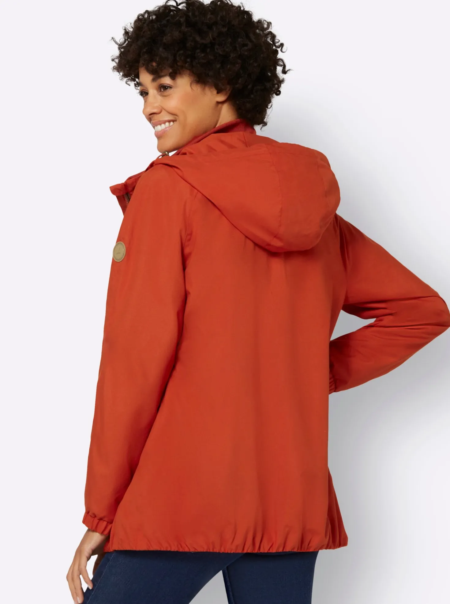 Übergangsjacke in Microfaser-Qualität