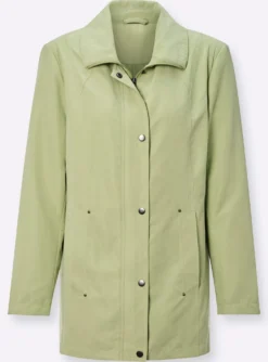 Übergangsjacke in Veloursleder-Optik