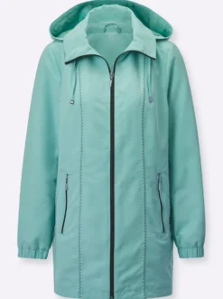 Übergangsjacke mit abknöpfbarer Kapuze