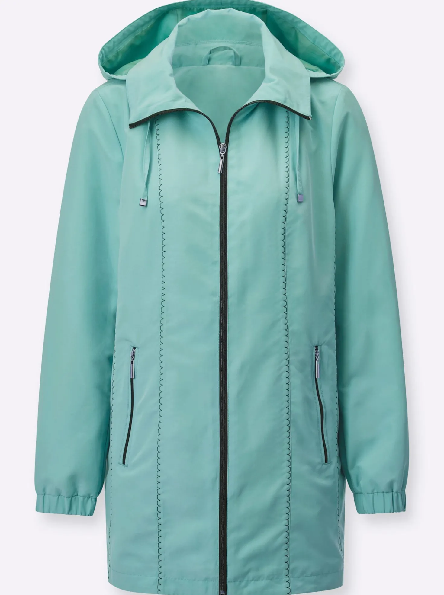 Übergangsjacke mit abknöpfbarer Kapuze