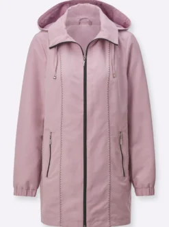Übergangsjacke mit abknöpfbarer Kapuze