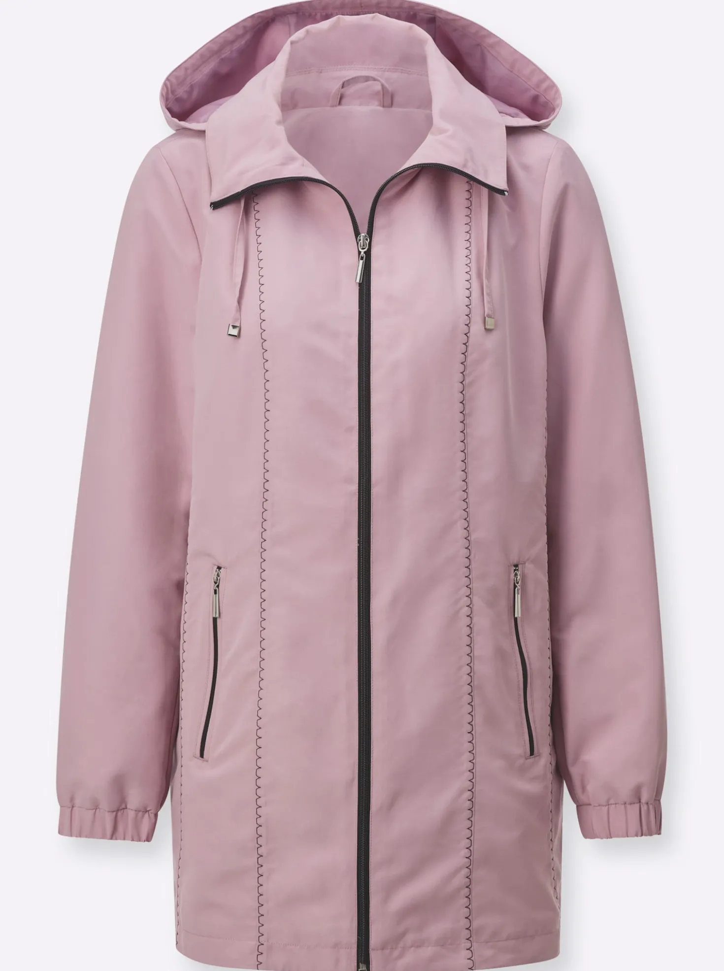 Übergangsjacke mit abknöpfbarer Kapuze