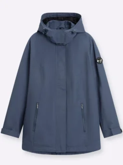 Übergangsjacke mit abnehmbarer Kapuze