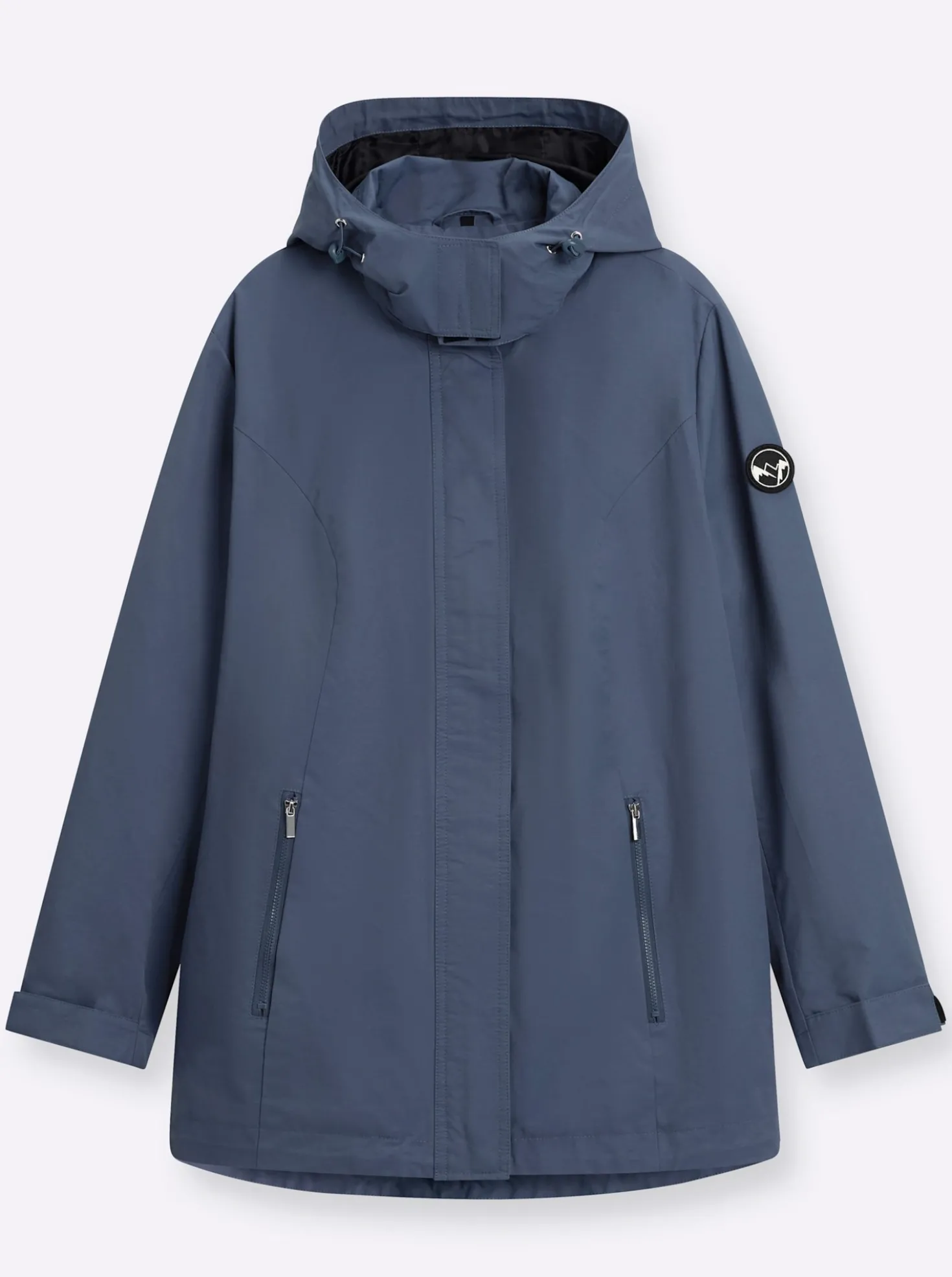 Übergangsjacke mit abnehmbarer Kapuze