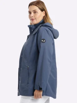 Übergangsjacke mit abnehmbarer Kapuze