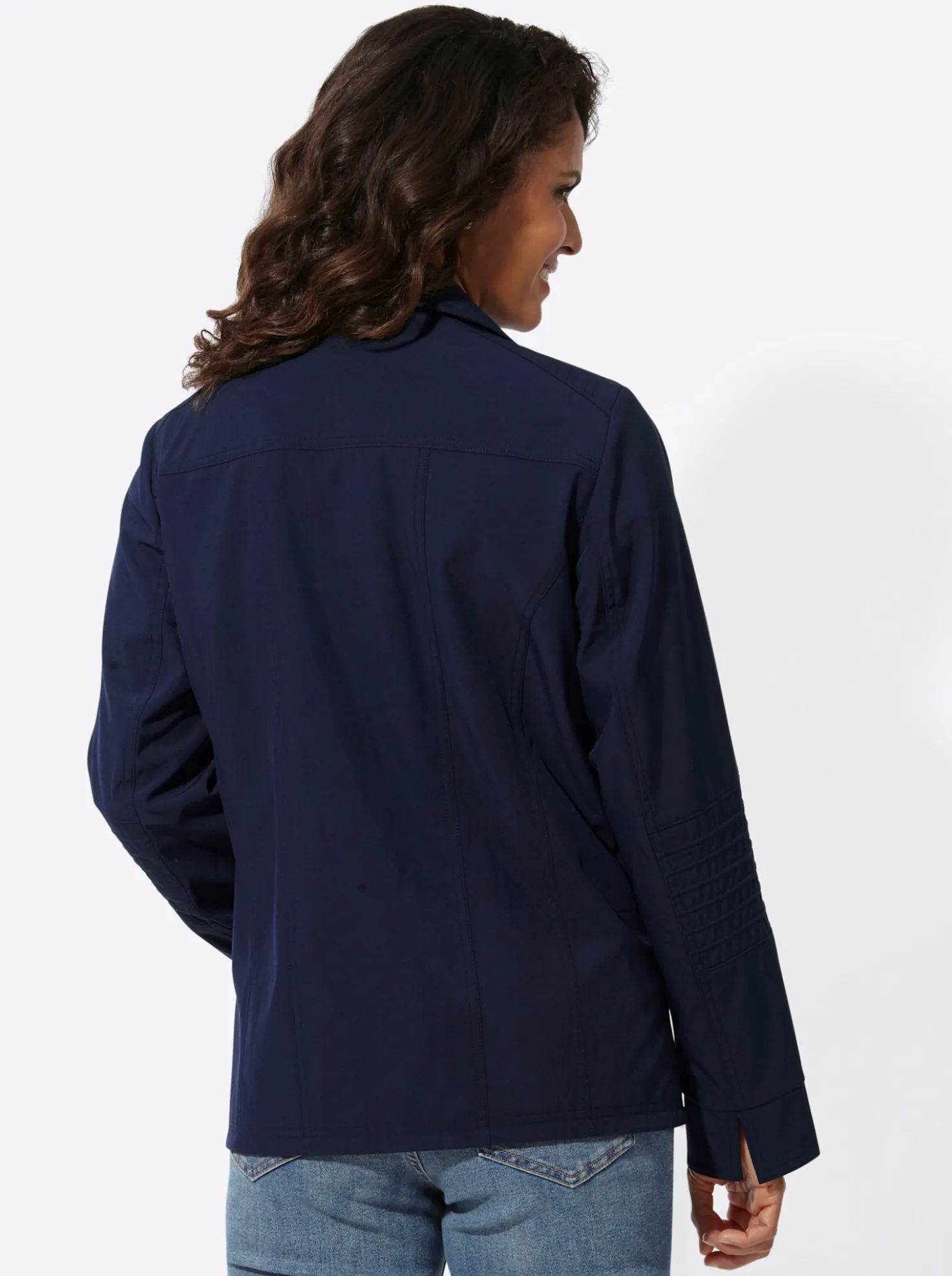 Übergangsjacke mit Biesenverzierung