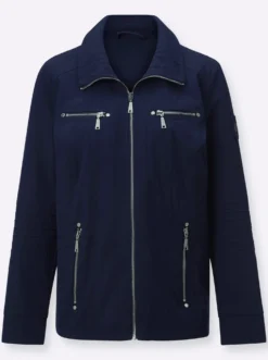 Übergangsjacke mit Biesenverzierung