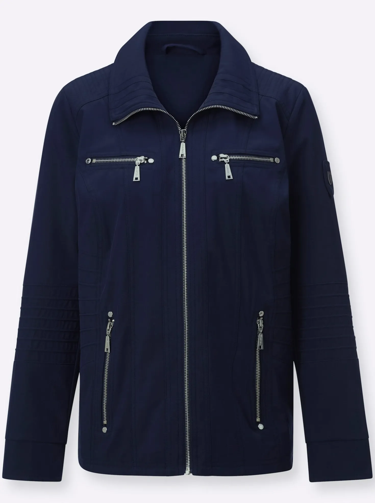 Übergangsjacke mit Biesenverzierung
