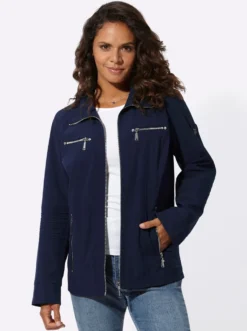 Übergangsjacke mit Biesenverzierung