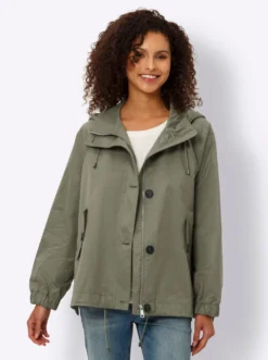Übergangsjacke mit leichtem Glanz