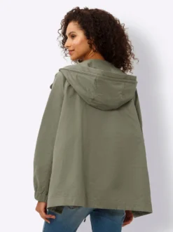 Übergangsjacke mit leichtem Glanz