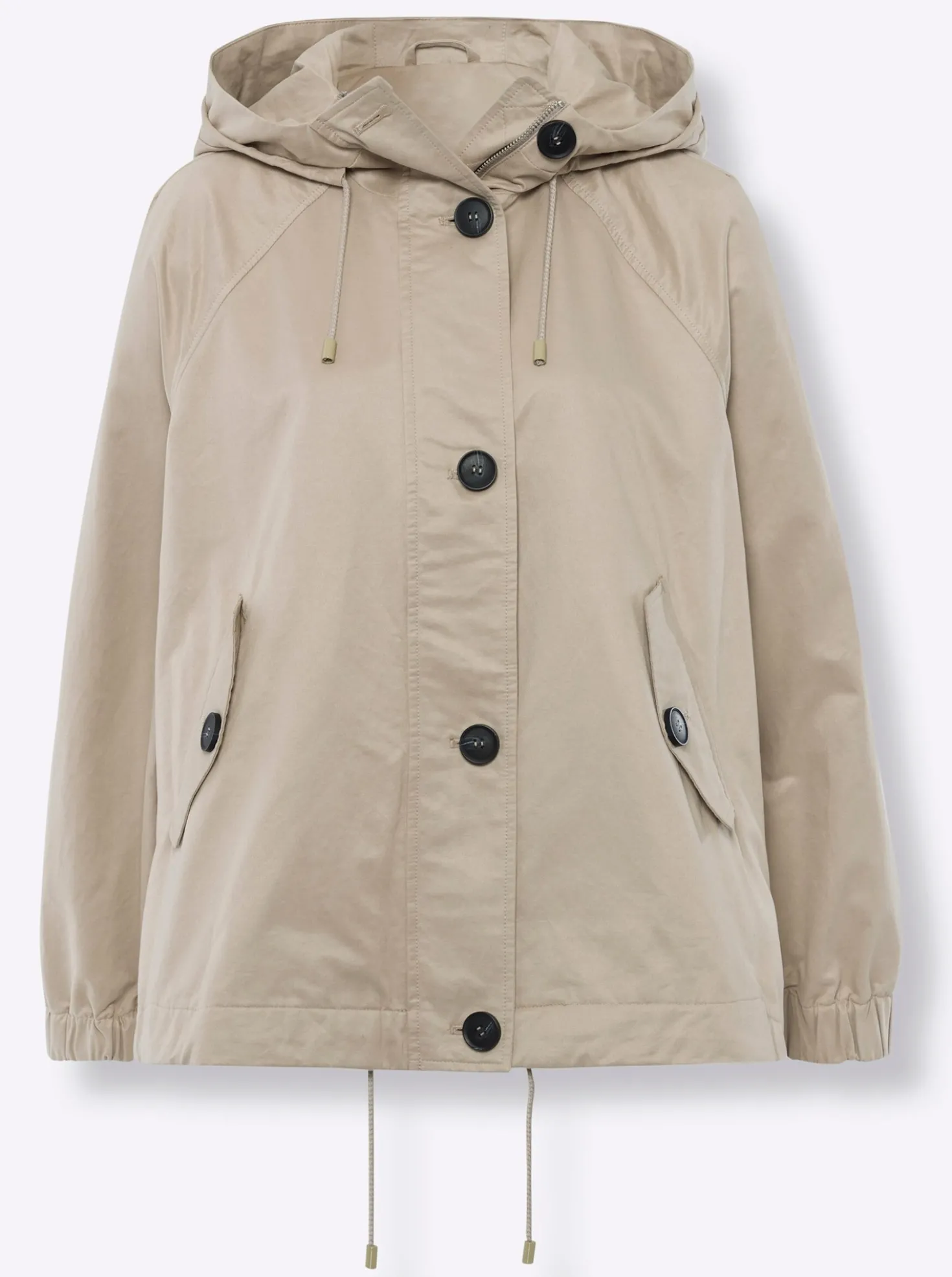 Übergangsjacke mit leichtem Glanz