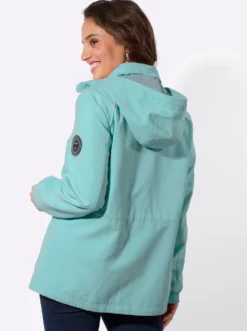 Übergangsjacke mit Tunnelzug auf Taillenhöhe