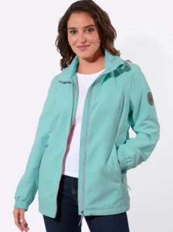 Übergangsjacke mit Tunnelzug auf Taillenhöhe
