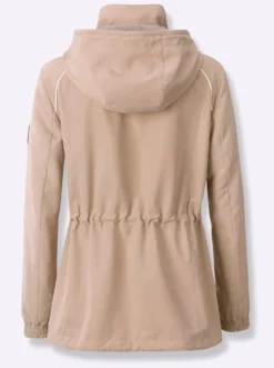 Übergangsjacke mit Tunnelzug auf Taillenhöhe