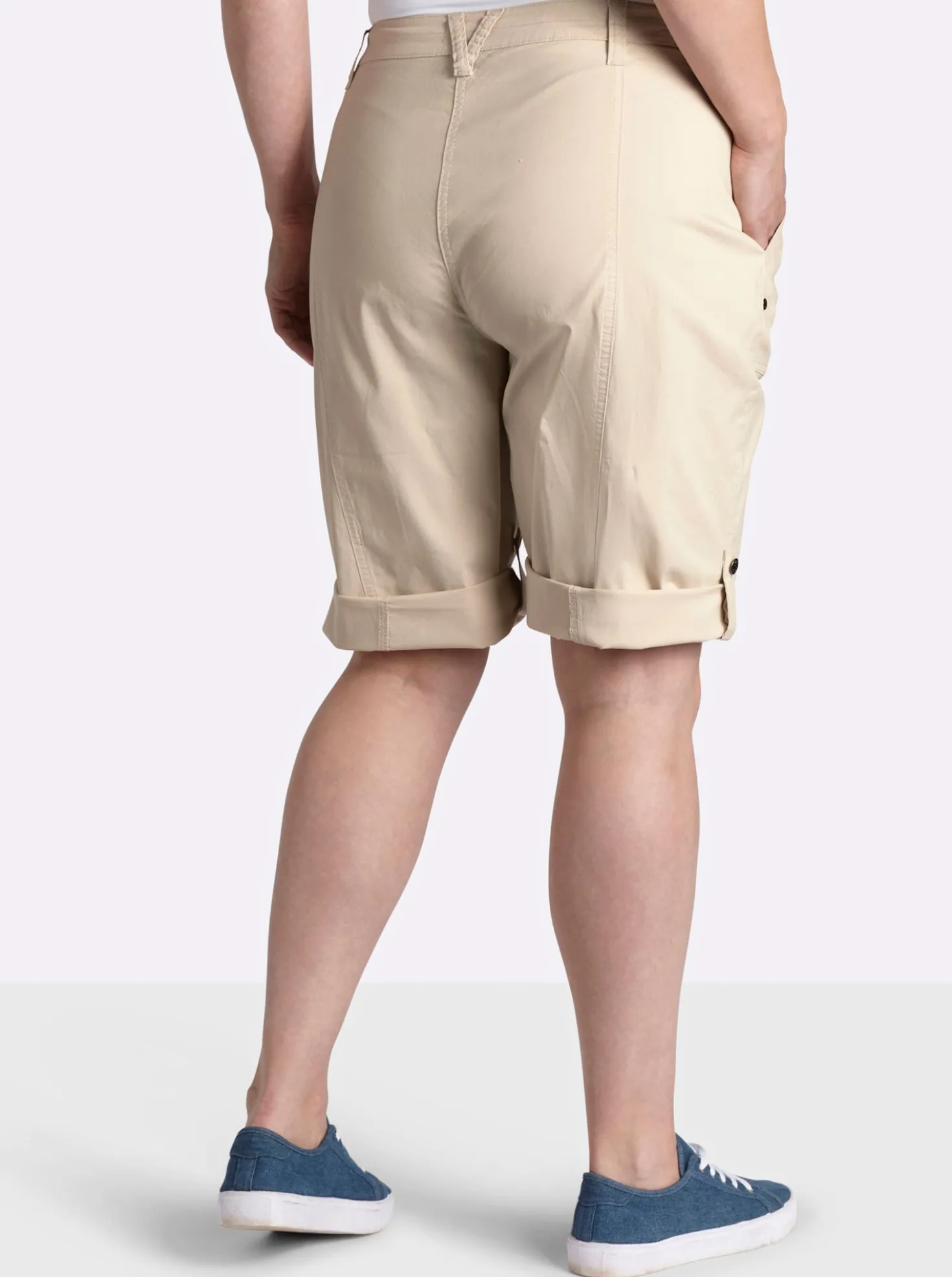 Bermudas mit Krempelfunktion