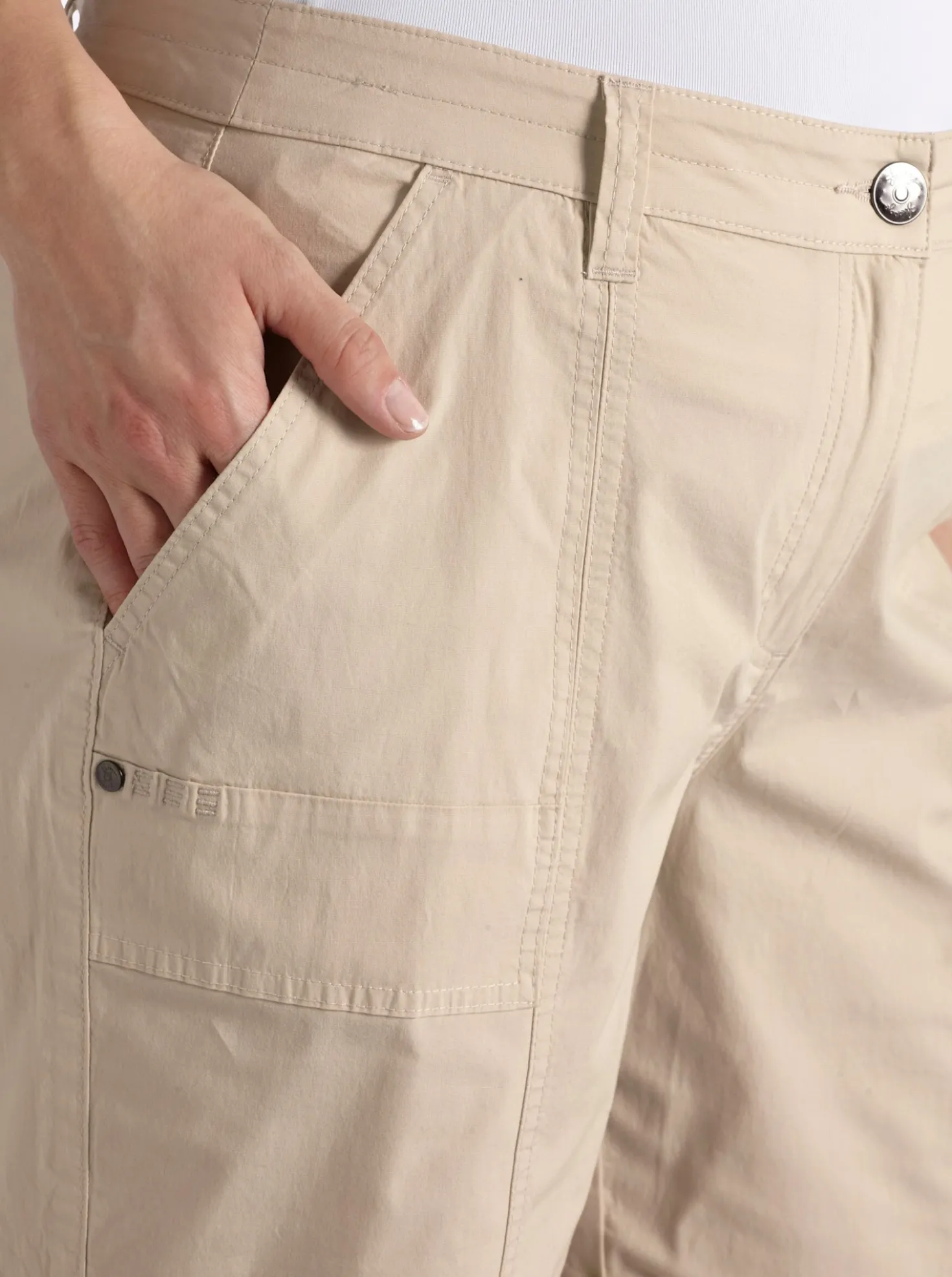 Bermudas mit Krempelfunktion