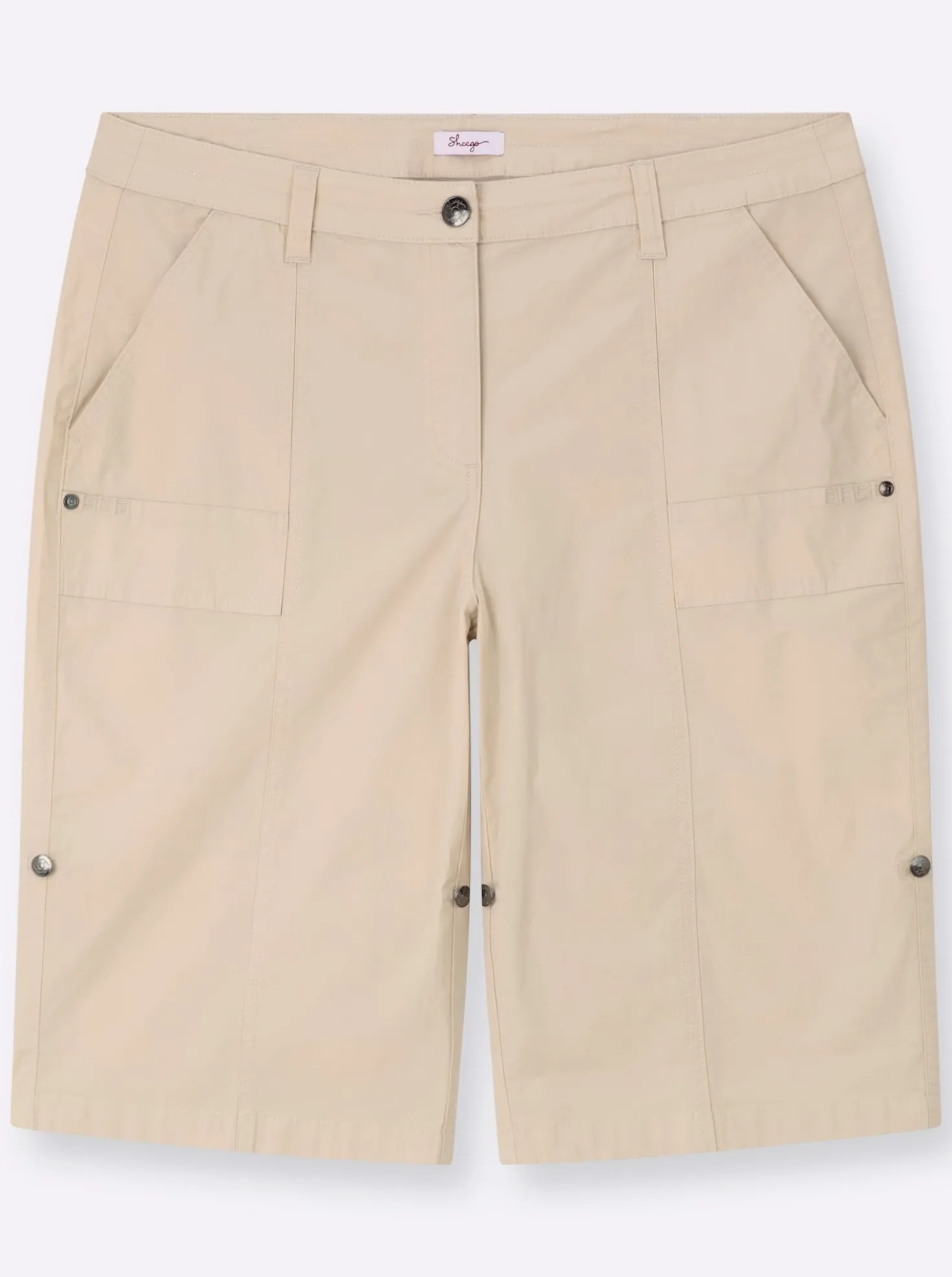 Bermudas mit Krempelfunktion