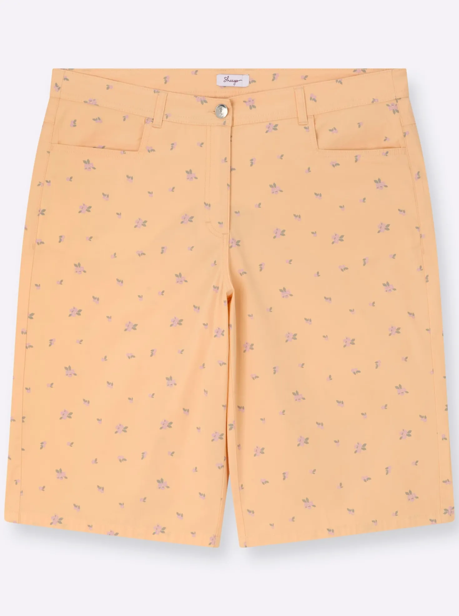 Bermudas mit Minimalprint