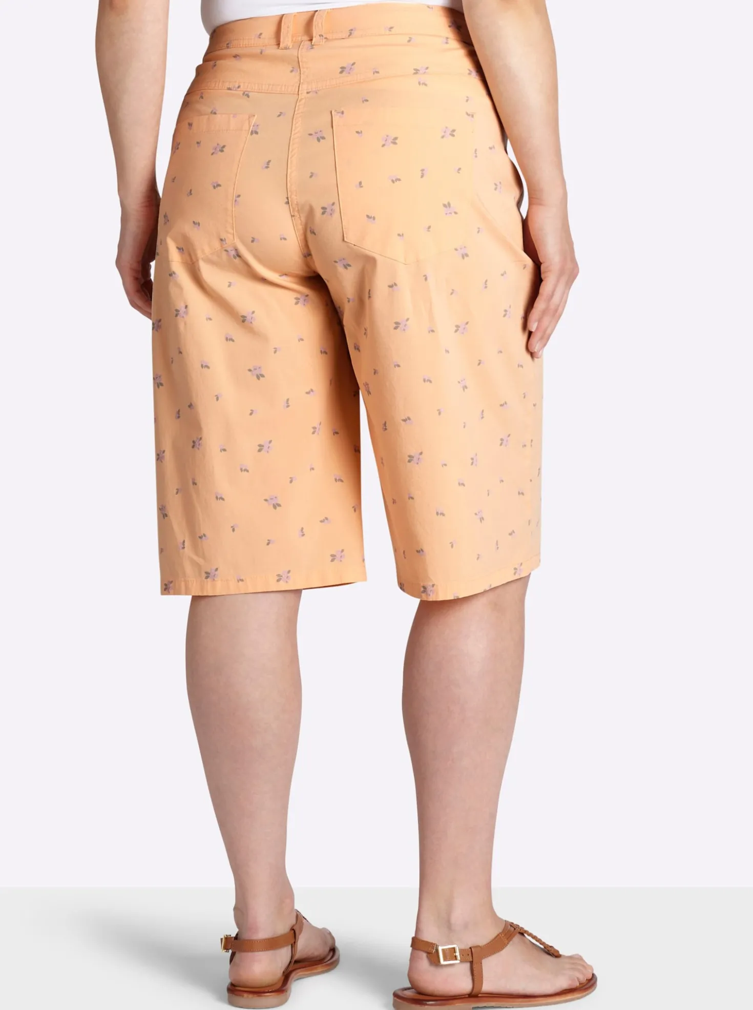 Bermudas mit Minimalprint