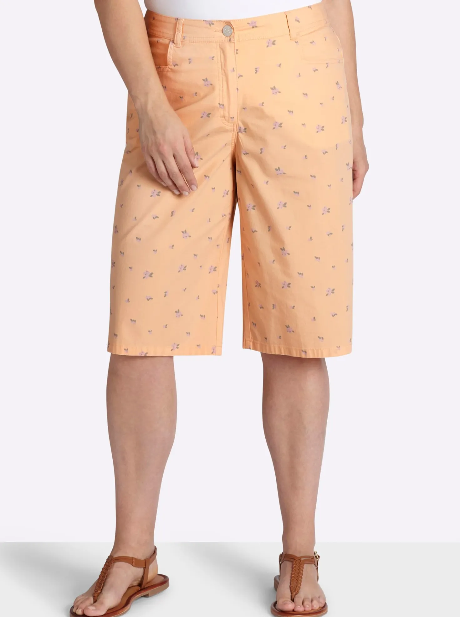 Bermudas mit Minimalprint