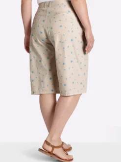 Bermudas mit Minimalprint